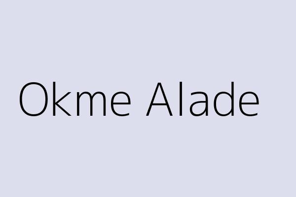 Okme Alade